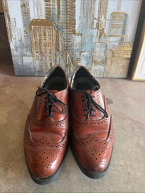 Dexter Men's Brown Leather Wingtip Oxfords